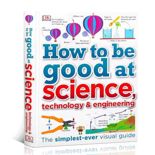 DK图解儿童STEM指南 如何学习科学、技术和工程 How to be Good at Science 思维训练6-12岁精装