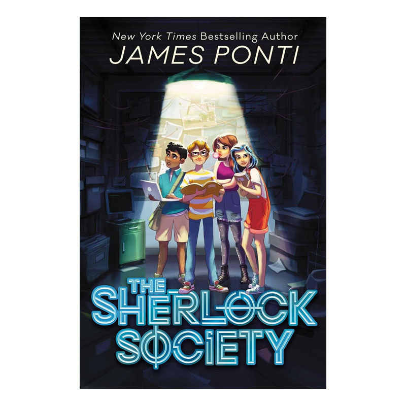 预售英文原版 The Sherlock Society #1 福尔摩斯协会 悬疑幽默侦探推理冒险 中小学阅读英语侦探推理故事小说 平装 10-14岁