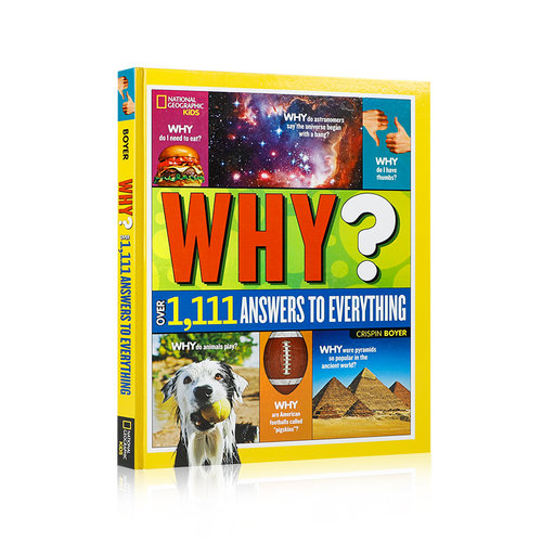 英文原版进口National Geographic Kids Why?国家地理儿童版为什么？10-14岁中小学生英语课外扩展阅读读物 少儿科普百科全书