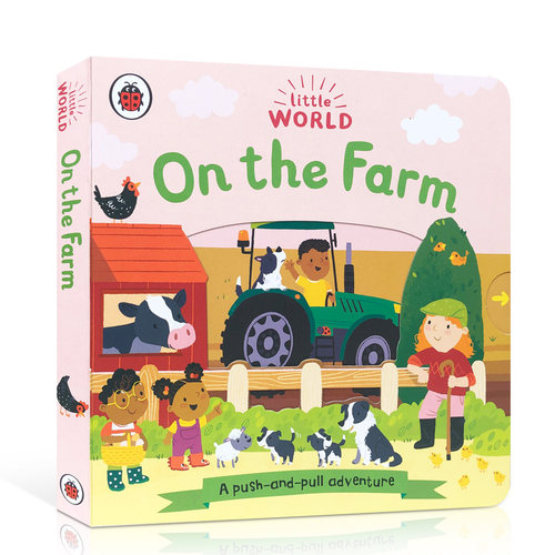 进口英文原版Little World: On the Farm小小世界:在农场城市月球At The Airport机场购物森林On The Train火车To The Moon火车