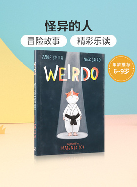 进口英文原版 Weirdo 怪异的人 Puffin出版中小学生英语课外阅读读物 儿童英语桥梁章节漫画书 冒险故事情节精装书籍6-9岁