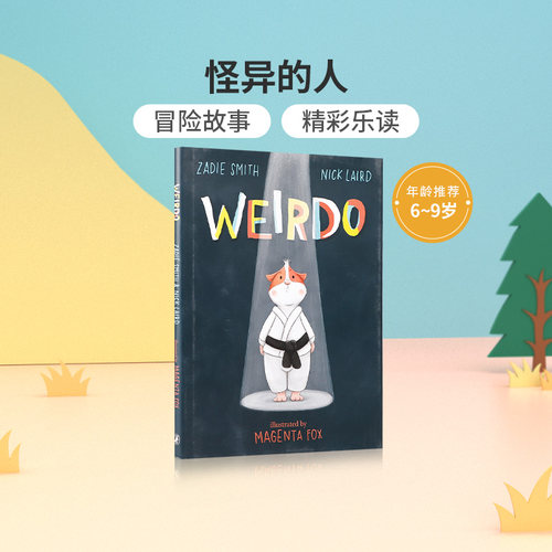进口英文原版 Weirdo 怪异的人 Puffin出版中小学生英语课外阅读读物 儿童英语桥梁章节漫画书 冒险故事情节精装书籍6-9岁