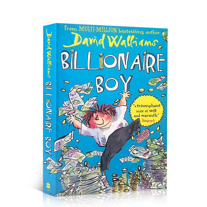 英文原版亿万男孩 Billionaire Boy David Walliams青少年文学大卫少年幽默小说 幽默成长小说 罗尔德达尔继承人