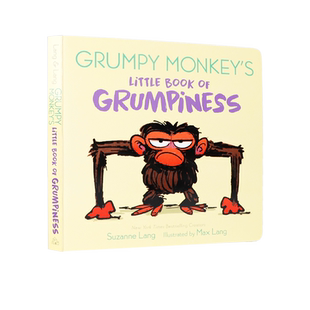 英文原版绘本 Grumpy Monkey's Little Book of Grumpiness 暴躁的猴子的暴躁小书幼儿英语启蒙绘本宝宝睡前故事书图画书
