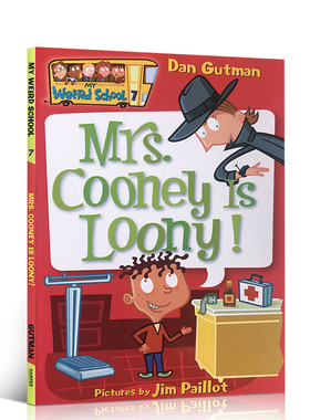 【送音频】英文原版进口童书HarperCollins出版疯狂学校一辑My Weird School #7: Mrs. Cooney Is Loony小学生初级章节桥梁书