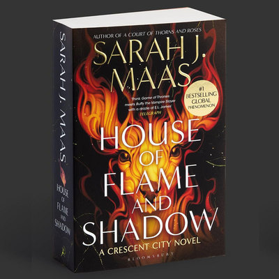 英文原版Crescent City #3: House of Flame and Shadow新月城3 火焰与阴影之屋荆棘与玫瑰法庭作者奇幻小说冒险故事18岁+