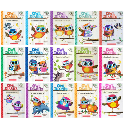 英文原版Scholastic Branches学乐大树系列Owl Diaries猫头鹰日记Dragon Masters驯龙大师高手超级方块兔独角兽神奇校车桥梁章节书