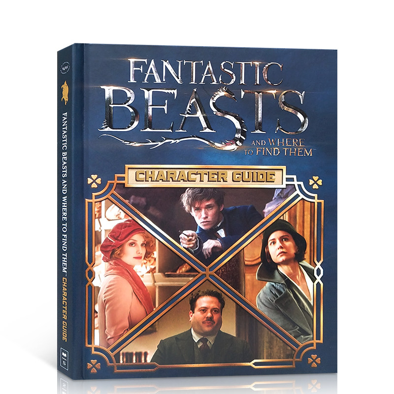 英文原版进口Character Guide人物指南Fantastic Beasts神奇动物在哪里harrypotter哈利波特科幻小说电影海报Scholastic出版精装书