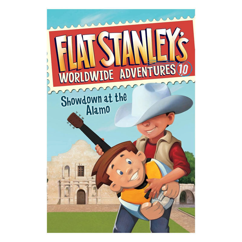 英文原版 Flat Stanley's Worldwide Adventures #10: Showdown At The Alamo 扁平男孩坦利的全球冒险10 阿拉莫的对决 章节书