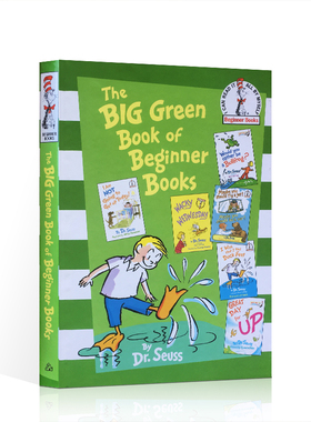 苏斯博士入门故事6合1 英文原版绘本 The Big Green Book of Beginner Books大绿书Dr Seuss  I am not going to get up today