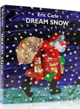 送音频Dream Snow梦雪圣诞节庆绘本Eric Carle新作英文原版幼儿童纸板翻翻书艾瑞卡尔爷爷Merry Christmas, brown bear同作者