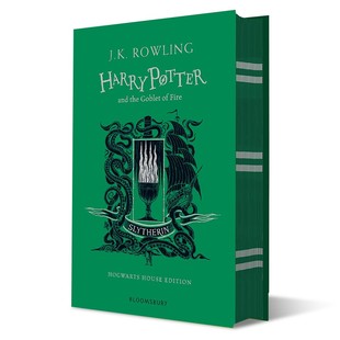 Slytherin 小说 Potter Goblet the Harry and Edition英文原版 哈利波特与火焰杯 Fire 斯莱特林20周年纪念精装