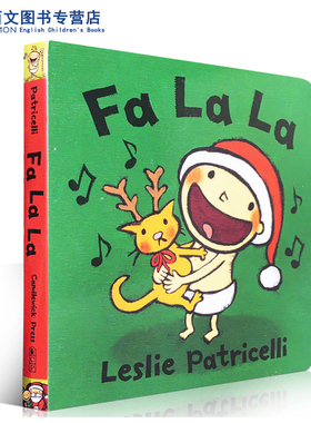 英文绘本一根毛小脏孩小毛孩系列Fa La La名家Leslie Patricelli 幼儿儿童行为习惯早教生活启蒙原版纸板书