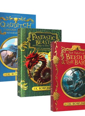 霍格沃茨学校图书馆套装 Harry Potter The Hogwarts Library Box Set 英文原版正版 小说哈利波特外传周边 J.K. Rowling罗琳