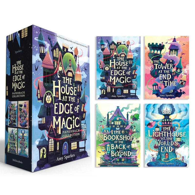 预售英文原版The House at the Edge of Magic Paperback Collection边缘之家魔法1-4册盒装儿童魔法奇幻小说平装小说10-14岁
