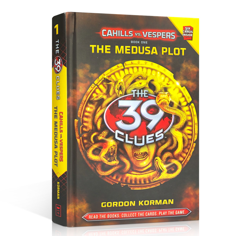 英文原版39 CLUES, THE: CAHILLS VS. VESPERS BOOK 1: THE MEDUSA PLOT39条线索:卡西尔斯对决第一册美杜莎的阴谋 英语课外阅读书 书籍/杂志/报纸 原版其它 原图主图