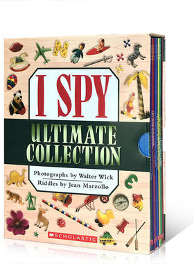 Scholastic 英文原版 I Spy 视觉大发现系列10册 Ultimate Collection 礼盒装 3-8岁 单词智力开发奇妙益智图书 锻炼宝宝手眼协调