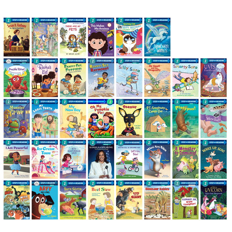 英文原版Step into Reading Step2 美国企鹅兰登经典英语分级读物 第二阶段儿童兰登书屋系列词汇故事章节桥梁童书 SIR2