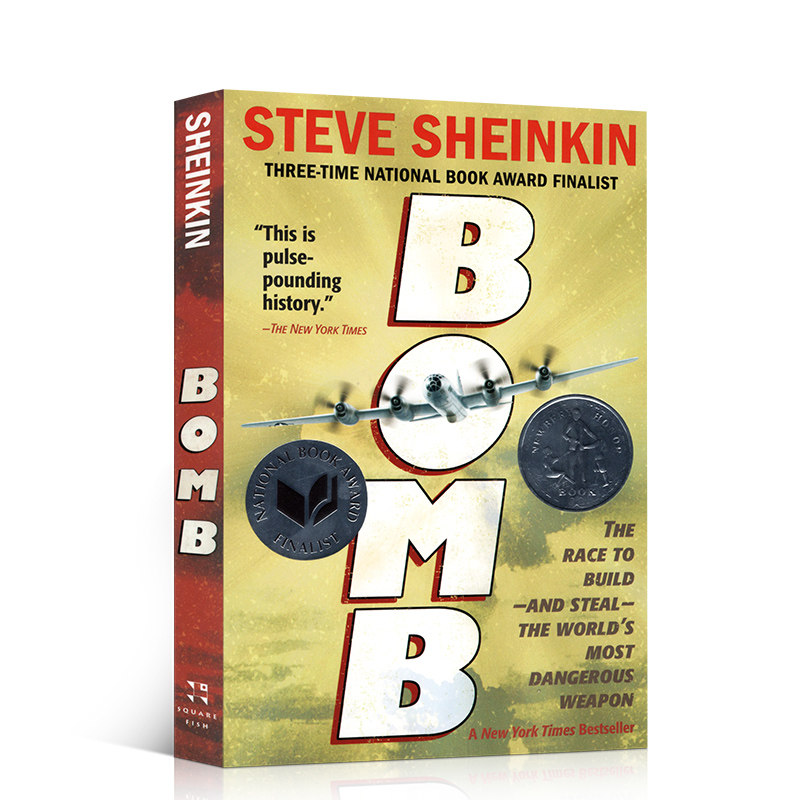 预售原子弹的故事2013年纽伯瑞银奖小说Bomb炸弹The Race to Build-and Steal-the World's Most Dangerous Weapon英文原版送音频
