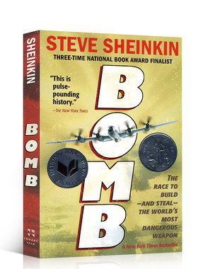 预售原子弹的故事2013年纽伯瑞银奖小说Bomb炸弹The Race to Build-and Steal-the World's Most Dangerous Weapon英文原版送音频