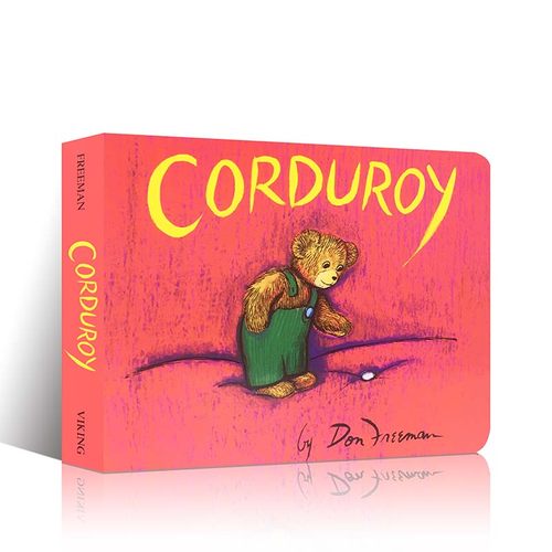 进口英文原版 Corduroy 小熊可杜罗汪培珽书单推荐绘本儿童启蒙阅读纸板书亲子睡前英语故事读物正版书2-6-8岁名家Don Freeman