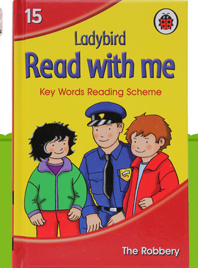 进口英文原版 Read with Me The Robbery跟我读15:被抢东西了 少儿分级读物3-5岁儿童英语启蒙图画书日常生活常用词汇大全灵活记忆