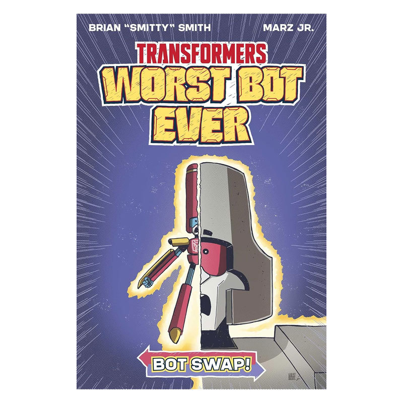 预售英文原版 Transformers: Worst Bot Ever 变形金刚史上最糟糕的机器人：交换身体 儿童阅读小霸天虎冒险漫画故事书 10-14岁