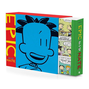 预售英文原版Epic Big Nate大内特 我们班有个捣蛋王大内特漫画收藏合集幽默漫画 友谊冒险 漫画合集精装8-12岁