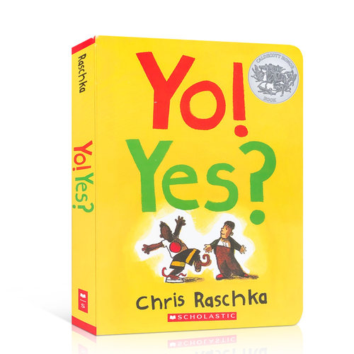Yo! Yes? 哟！是的？英文原版纸板书低幼宝宝启蒙绘本耐撕撕不烂儿童图画书0-3-6岁 Scholastic学乐出版