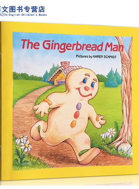 英文原版进口绘本 the gingerbread man 姜饼人儿童图书 国外经典童话故事图画书 3-6岁幼儿英语早教启蒙阅读童书