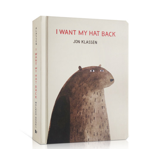 预售英文原版绘本 I Want My Hat Back 我想要回我的帽子 凯迪克奖作者乔恩克拉森 纸板书