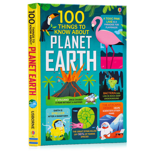 英文原版绘本100 Things to Know About Planet Earth 关于地球的100件事 少儿知识百科读物 精装正版进口书 Usborne