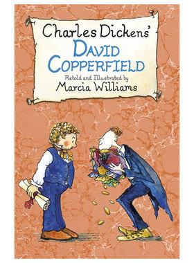 预售英文原版David Copperfield狄更斯少年版 大卫科波菲尔狄更斯经典故事章节故事 生动插图 原著改编平装8-12岁