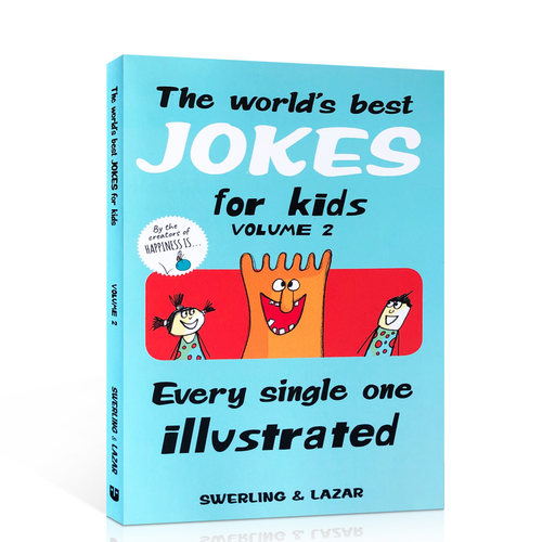 英文原版 The World's Best Jokes for Kids Vol 世界上好的儿童笑话第二卷 给孩子的笑话绘本幽默笑话纽约时报畅销书