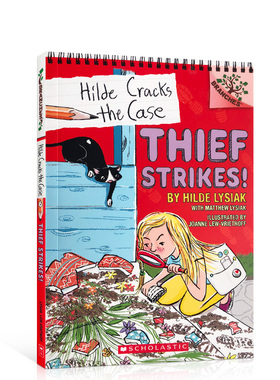 Scholastic 学乐大树系列之小记者希尔德6遭遇小偷 HILDE CRACKS THE CASE#6进口英文原版少儿童文学睡前故事书小学生课外英语读物