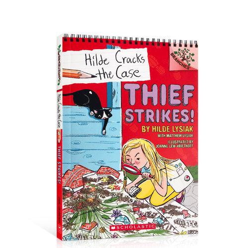 Scholastic 学乐大树系列之小记者希尔德6遭遇小偷 HILDE CRACKS THE CASE#6进口英文原版少儿童文学睡前故事书小学生课外英语读物