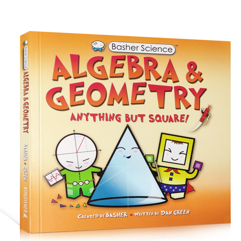 英文原版科普绘本 Algebra and Geometry 代数与几何 小学生数学基础知识参考书 词汇工具书 课外阅读书籍