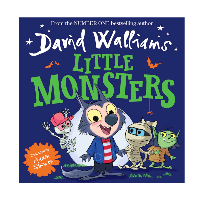 英文原版 小怪兽的故事LITTLE MONSTERS David Walliams 怪物学校里的怪人 4-8岁儿童启蒙幽默搞笑冒险故事畅销作家平装绘本