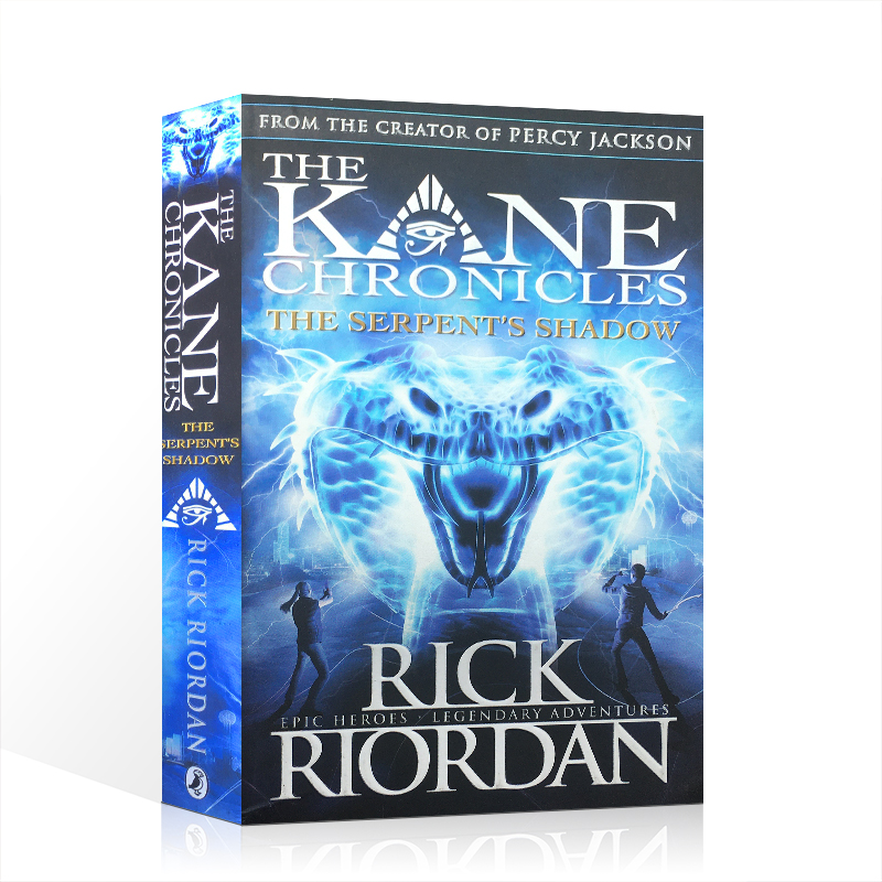 预售第三季波西杰克逊同系列埃及守护神The Kane Chronicles英文原版小说The Serpent's shadow蛇的阴影青少年课外阅读书籍英语