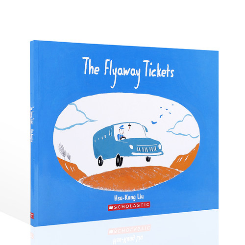 英文原版进口The Flyaway Tickets车票去哪里了 学乐出版3-5岁低幼儿童英语启蒙认知绘本 趣味性冒险图画故事书锻炼孩子想象力童书