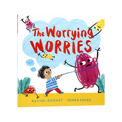 英文原版The Worrying Worries 我不再担忧 低幼儿童情绪管理认知绘本英语启蒙阅读早教书 亲子共读睡前读物Rachel Rooney作品