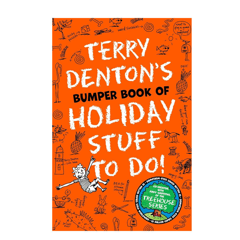 英文原版 Terry Denton's Bumper Book of Holiday Stuff to Do! 树屋作者特里丹顿的更多愚蠢活动书 儿童宝宝益智游戏指导书