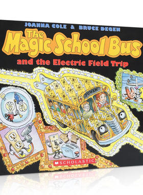 进口英文原版绘本The Magic School Bus and the Electric 神奇的校车系列：漫游电世界Joanna Cole亲子科普英语课外读物 3-8-10岁