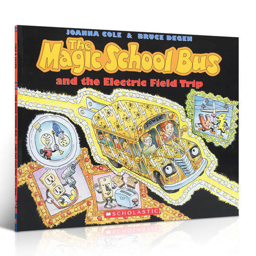 进口英文原版绘本The Magic School Bus and the Electric 神奇的校车系列：漫游电世界Joanna Cole亲子科普英语课外读物 3-8-10岁