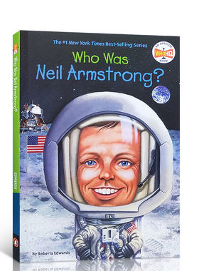 英文原版阿姆斯特朗是谁？Who Is Neil Armstrong?Who Was/Is系列美国历史名人科普认知中小学生课外英语读物 进口正版书 人物传记