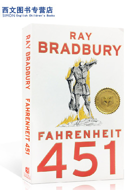 原版科幻小说书 Fahrenheit 451  华氏451度 反乌托邦 Ray Bradbury 雷 布拉德伯里代表作 正版青少年扩展阅读课外书籍进口书