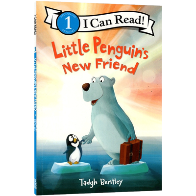 英文原版I Can Read1小企鹅的新朋友 ICR1 Little Penguin's New Friend小企鹅系列 4-8岁平装儿童阅读培养启蒙分级读物