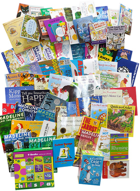 正版廖彩杏全套书单130本绘本用有声书轻松听出英语力第一二三四阶52周好饿的毛毛虫Brown棕熊Bear猜猜我有多爱你晚安月亮英文音频