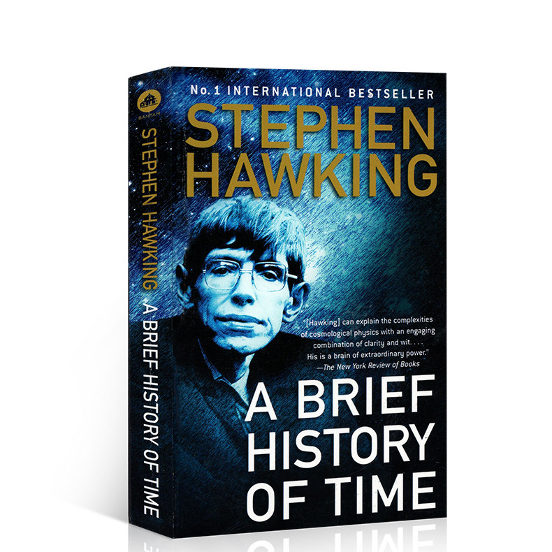 时间简史 英文原版 A Brief History of Time 斯蒂芬霍金Stephen Hawking 便携宇宙起源 黑洞知识科技丛书 科普进口平装美版