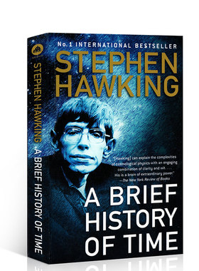 时间简史 英文原版 A Brief History of Time 斯蒂芬霍金Stephen Hawking 便携宇宙起源 黑洞知识科技丛书 科普进口平装美版